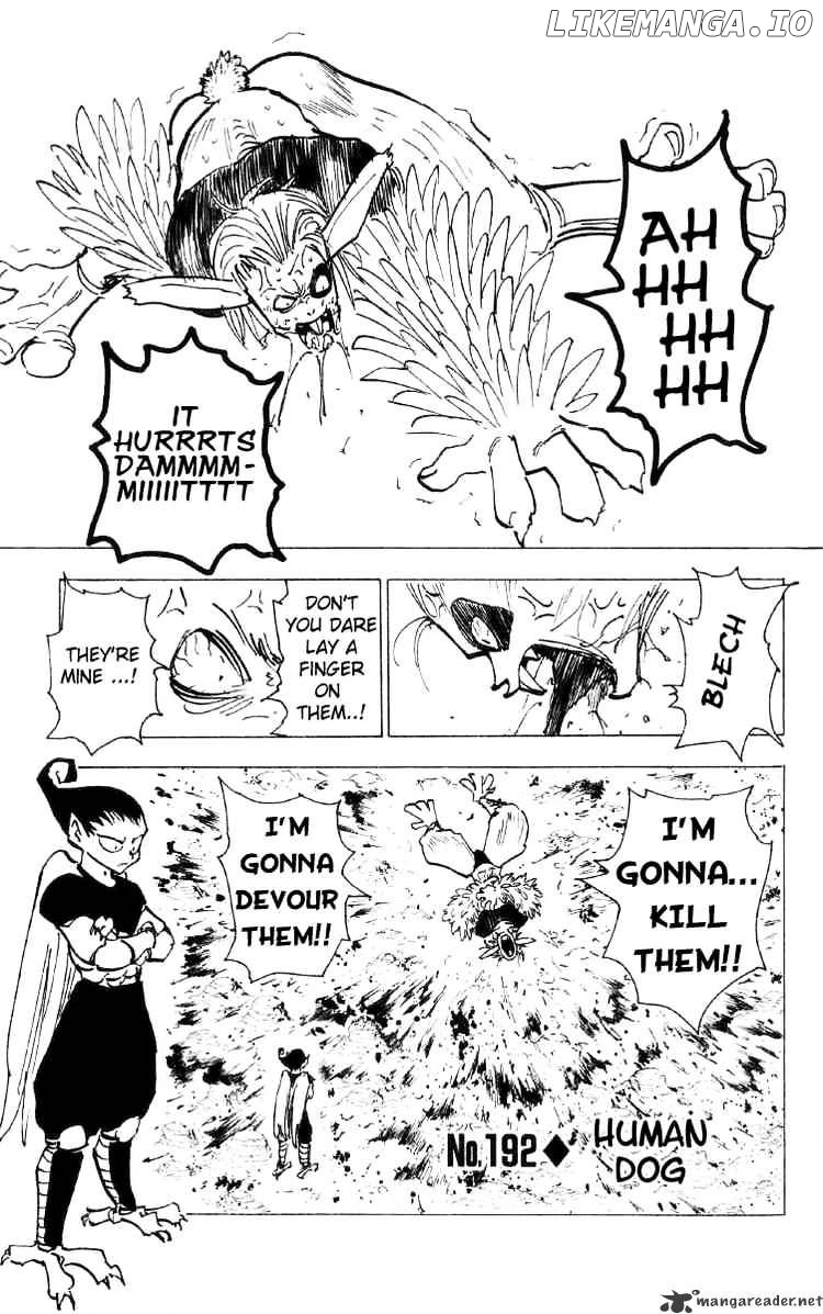 Hunter x Hunter, Chapter 192 image 01